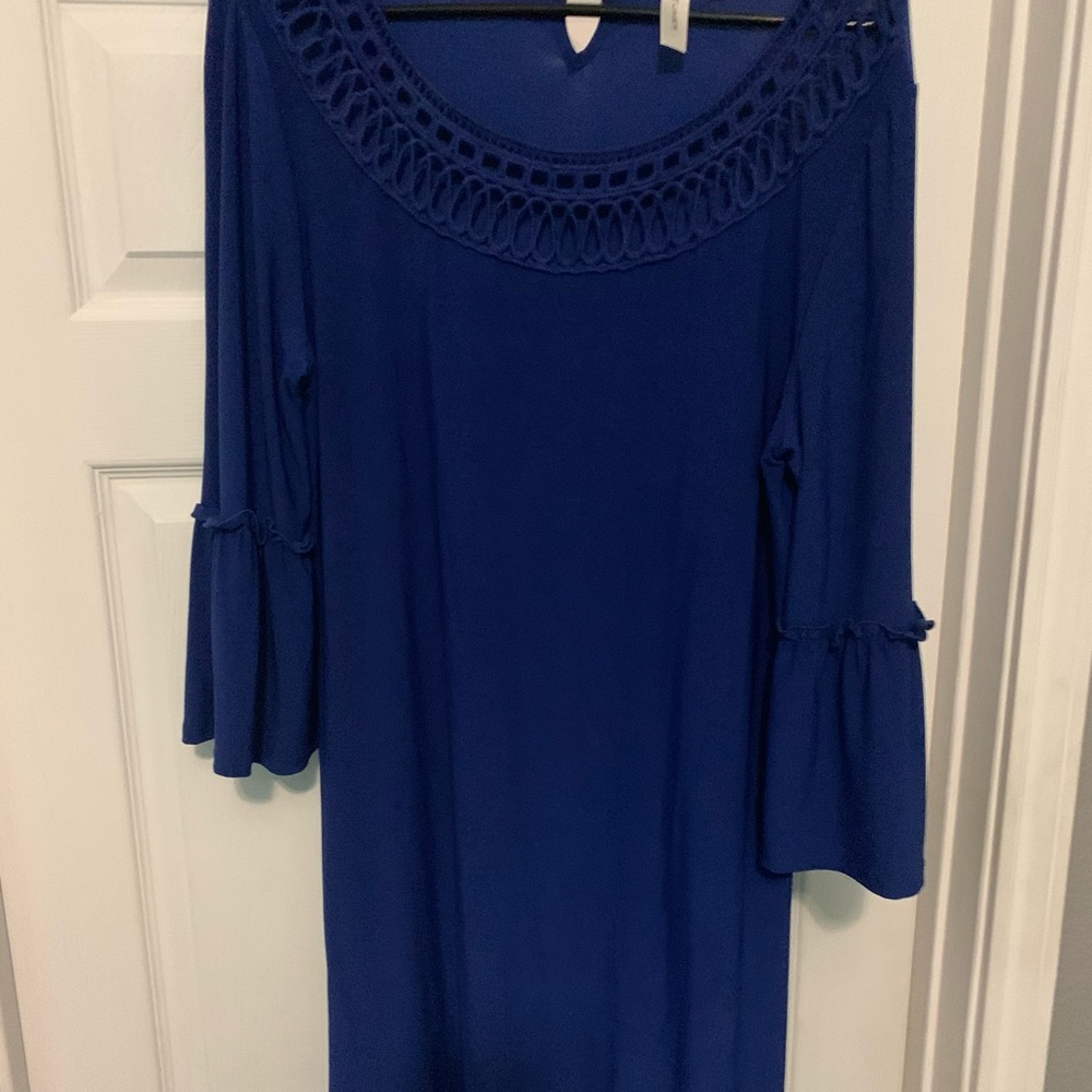 Blue dress